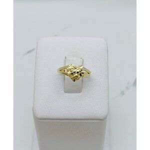 ❤️ 14k solid Gold Ring  ❤️ Size 3.5 ❤️ kids boy or girl  ❤️ Nugget heart